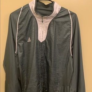 Adidas zip up windbreaker